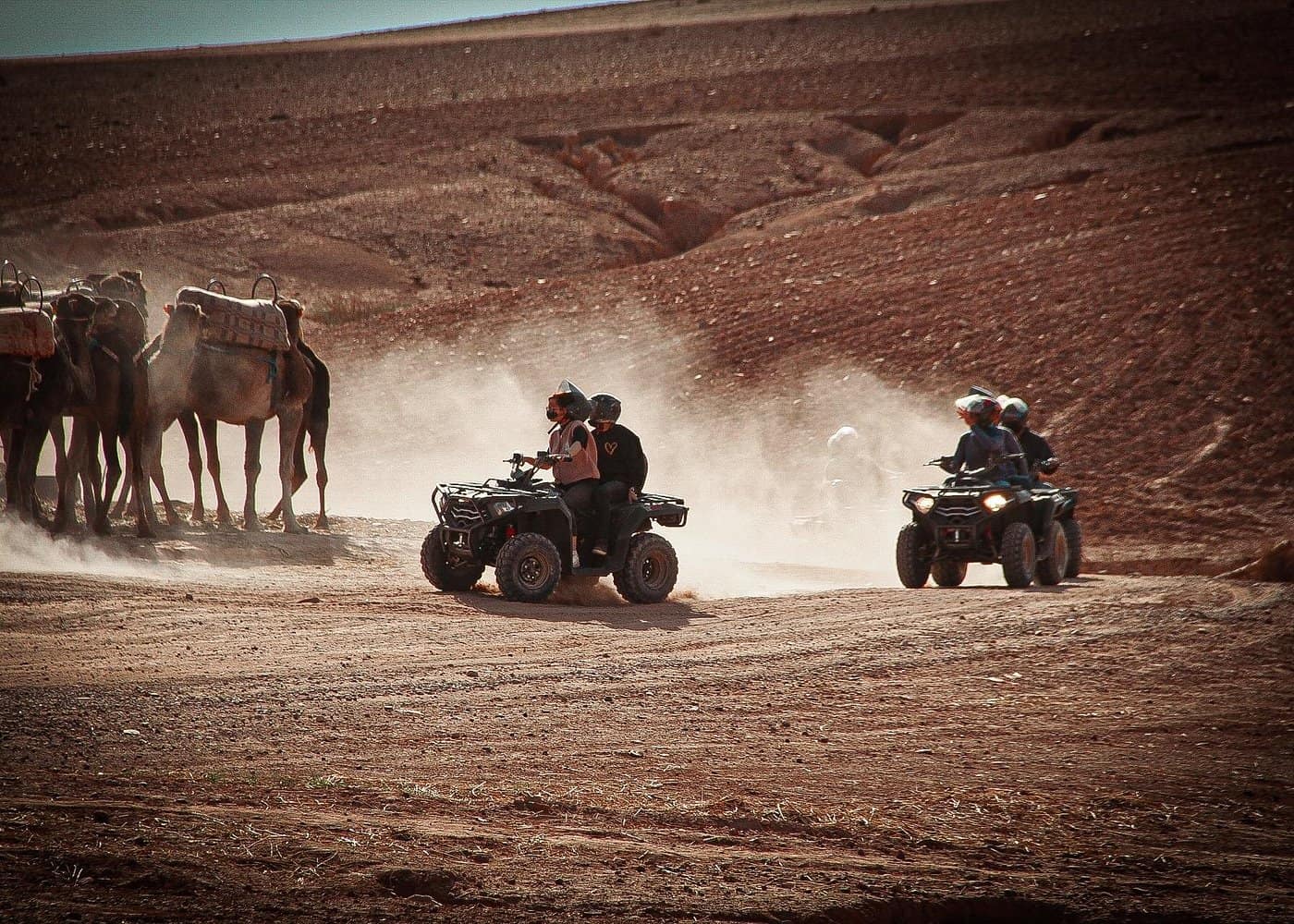 Marrakech: Agafay Desert Quad Biking & Camel RIDE & Dinner & Show 3