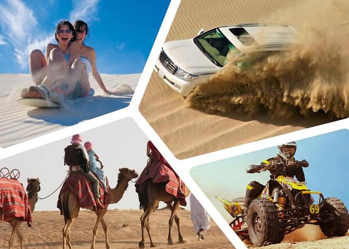Doha - Desert safari, Dune bashing, sandboarding, camel, ATV Option 2