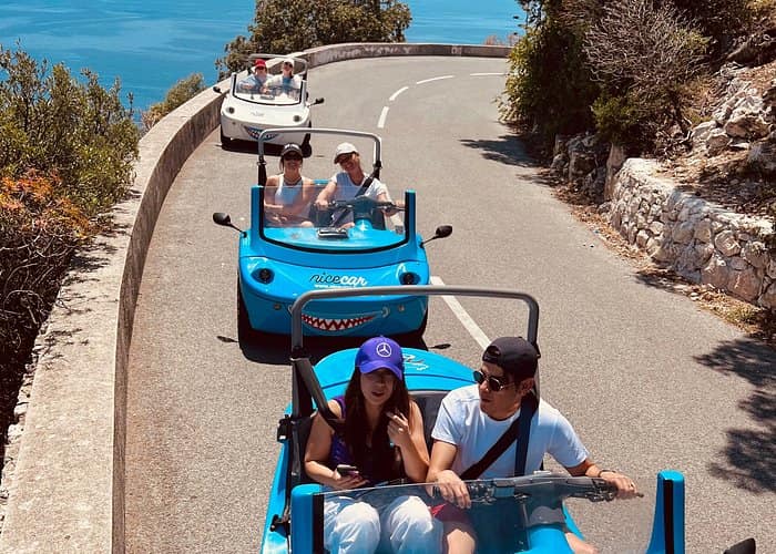 Minimum of 2 - Nice: Panoramic Guided Tour in an Open-Top Electric Car 2
