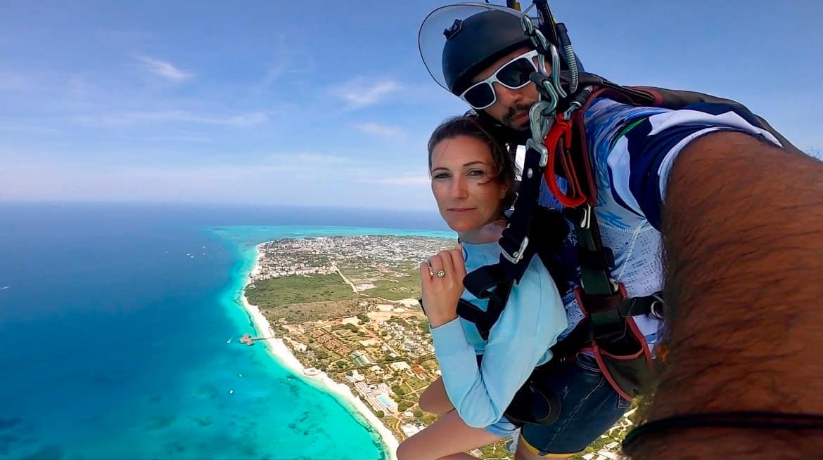 Skydiving Zanzibar 3