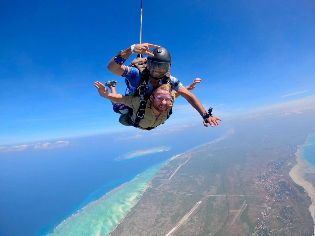 Skydiving Zanzibar 4