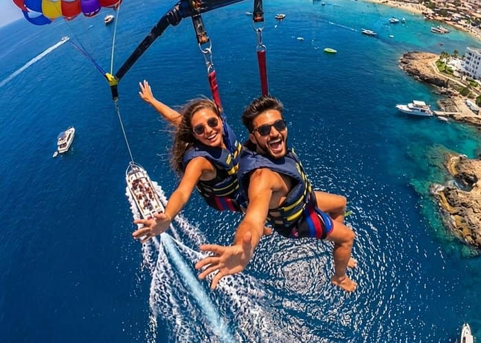 Minimum of 2 - Parasailing Sharm El Sheikh adventure with Private pickup/dropoff