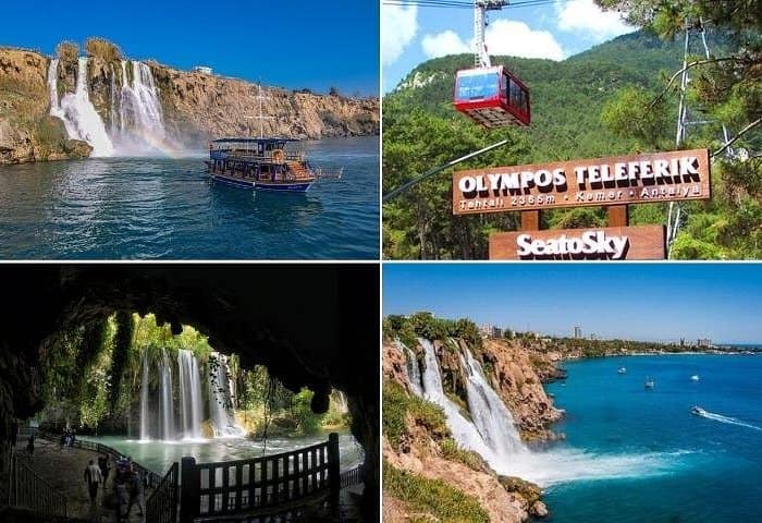 Antalya /Belek : Guided City Tour w/Cable Car & Waterfalls & Boat